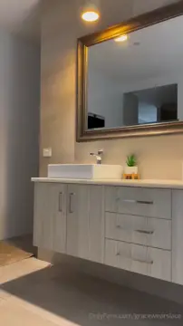 Beautiful baddie get fucked in the Bathroom for Facial Cumface