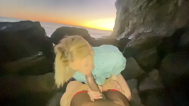 she suck him off by the sea