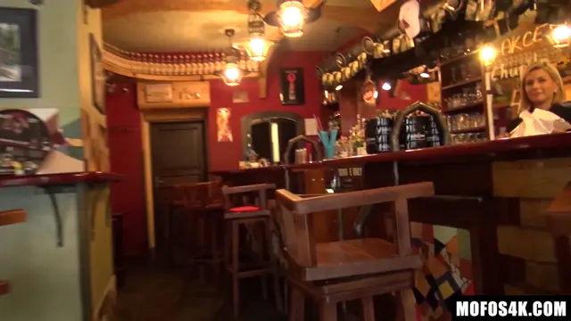 Cute Bar Girl Not Paid Enough