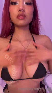 Gorgeous ABG loves to show off her big tits and play with her toys