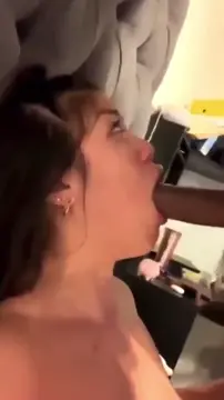 asian slut choking and gagging on bbc