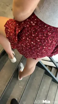 quicky on neighbors stairs