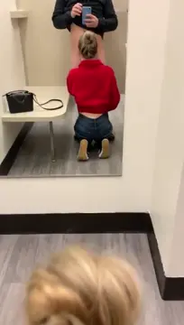 picking up strangers in the mall dressing room