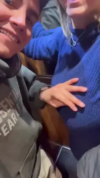 Hispanic boy loves mommy's big tits