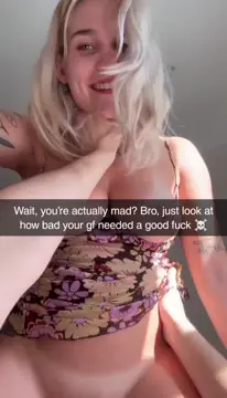 She needed a good fuck