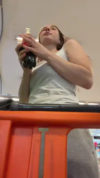 Someone definitely caught my eye at the end of the video 🥵 