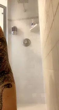 Spreading my legs and letting the water tickle me