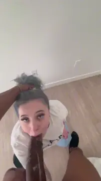 She got a big one 😮 WhiteGirl_Sucking_BBC