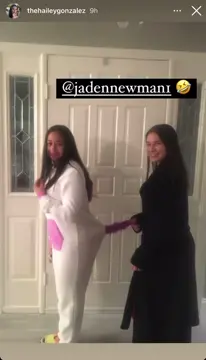 Jaden Newman and friends