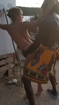 french milf fucked by an african tribe man