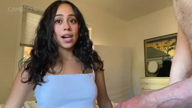 Daaania aka Dania Vega pleasures friend with blowjob