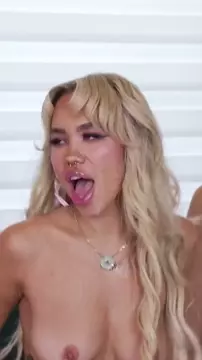 A beautiful blonde jumps on my dick