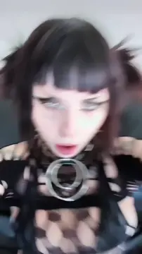 big tit goth tiktok goddess
