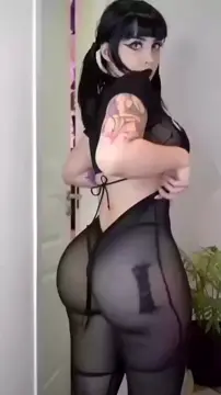 Huge ass goth