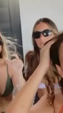 Gabi Moura tits bouncing