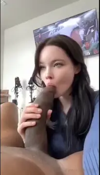 I rea want suck a big black cock after seeing this 🤤💦