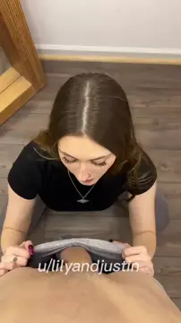 Pulling his pants down to suck his BWC