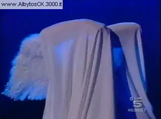 Alessia Mancini vecchio strip + upskirt