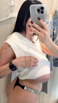 Slowly but surely, you pull the fitting room curtain... What to do next?