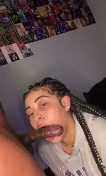 nut in mouth