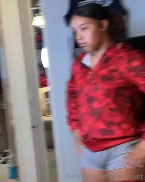 Fat ass Lightskin teen