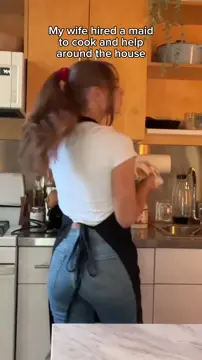 Wife hired a maid 🧹to help out around the house...turns out she takes all her duties very seriously...🤯
