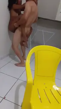 ebony gets fucked on the stairs