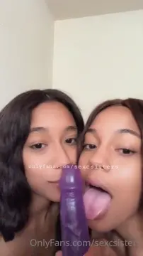 2 sexy lesbian sisters eating pussy