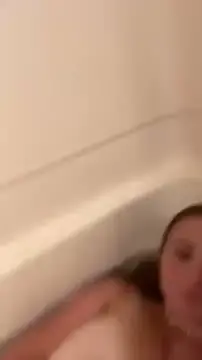 big titty snowbunny in the shower