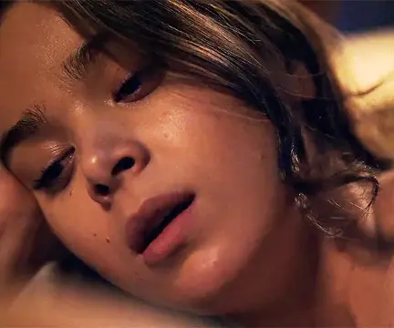 Hailee Steinfeld and Ella Hunt in Dickinson