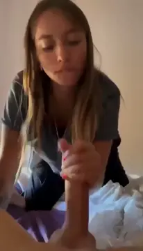Handjob and swallows