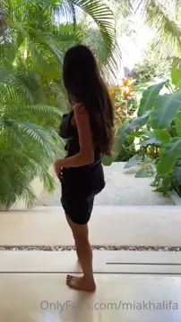 Mia Khalifa Upskirt Striptease