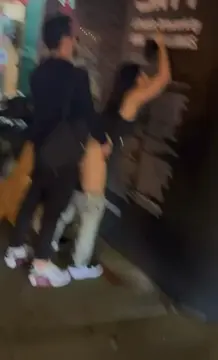 Slut wife fucking on road while husband cooking at home