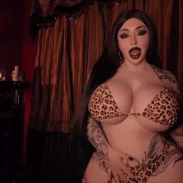 How Fast Could This Goth Bimbo Drain You?