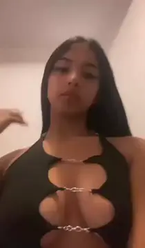 petite latina showing off her titties
