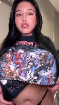 Beautiful Asian reveals her Big boobs