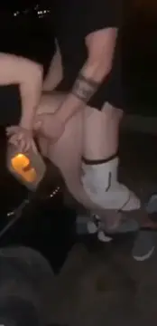 Public fuck while her friend records