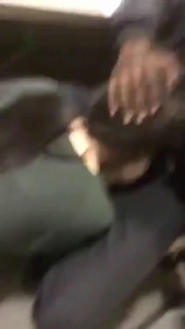 Your gf is so happy that she got the job!