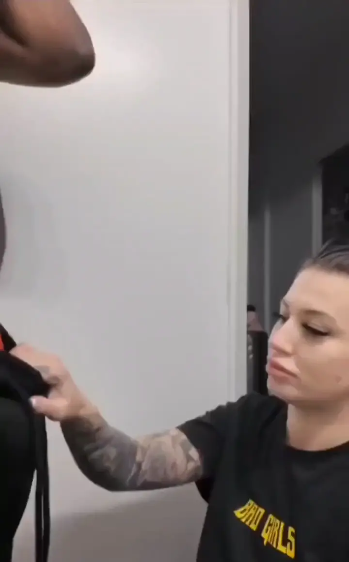 Bitch couldn't even wait fo me to shower after the gym 😂😂😅 InterracialBbcSluts