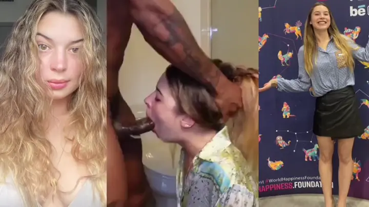 Damn bro, let the cutie breathe - this snowbunny has no gag reflex whatsoever 😮‍💨