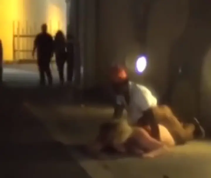 Mom got caught in public but that didn't stop her