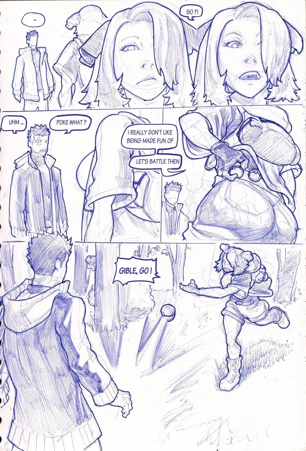 (Jahafl) Another kind of Pokemon training - first encounter 