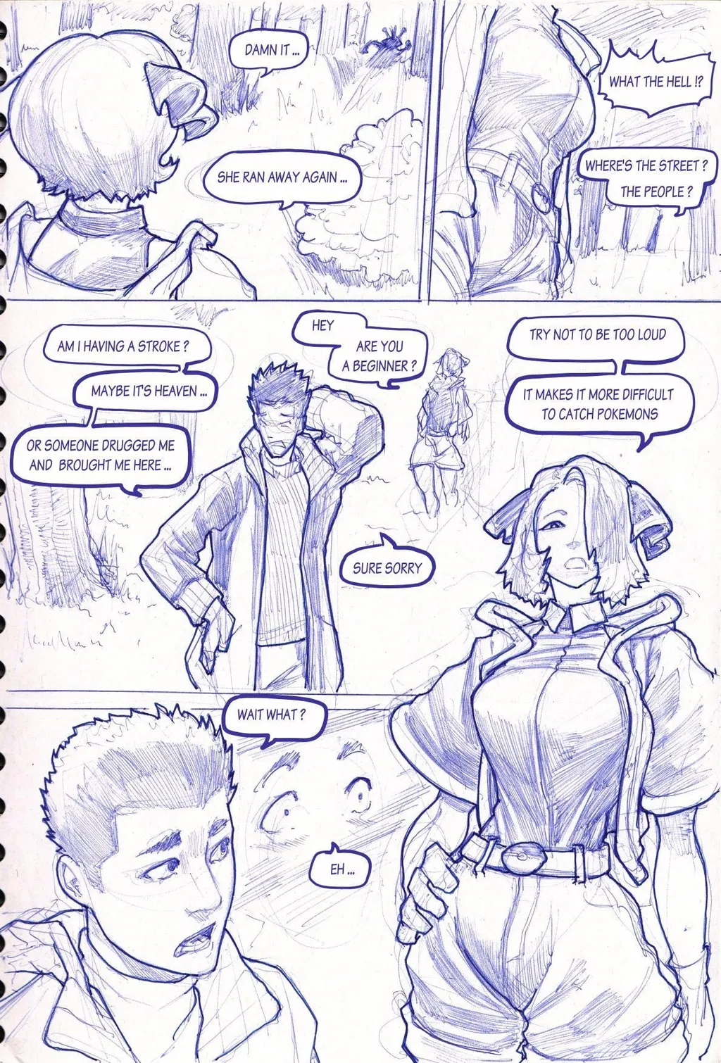 (Jahafl) Another kind of Pokemon training - first encounter 