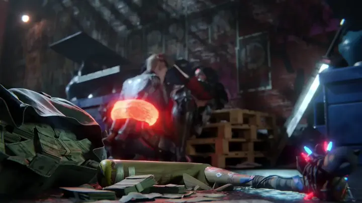 Futa Absolute Wonder Woman fucks Harley Quinn's mouth