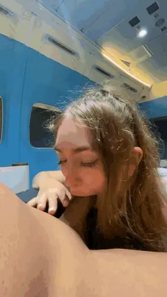 airplane accidental blowjob BlowJob