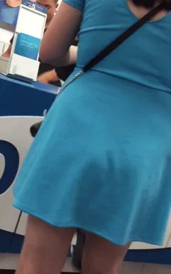 slut showing pussy in public