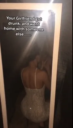 your gf went home with another guy after the club