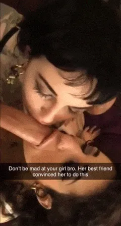 her best friend is a bad influence