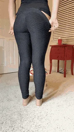leggings bum bum slowmo fun fun