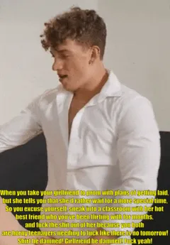 boyfriend fullfills fantasy of fucking at the prom, just not with his girlfriend